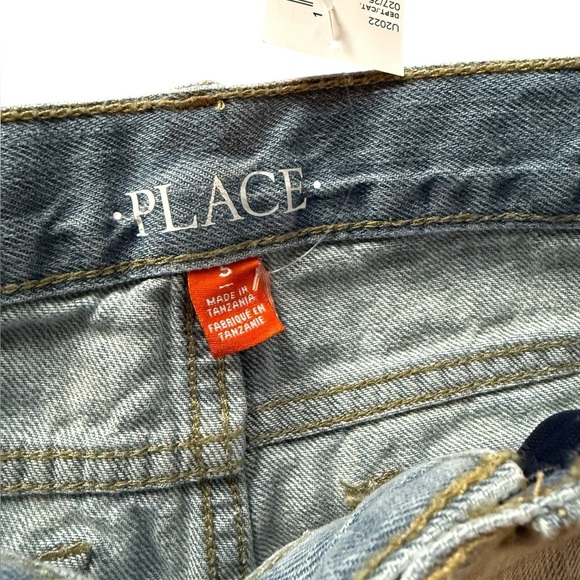 The children’s place size 5 Kids Denim Jean shorts summer vacation beach boys - Picture 2 of 4